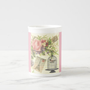 Französisches Vintage-Thema Paris China-Tasse in R Porzellantasse
