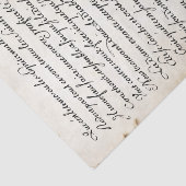Französisches Vintages Schriftzeichen Seidenpapier (Ausschnitt)