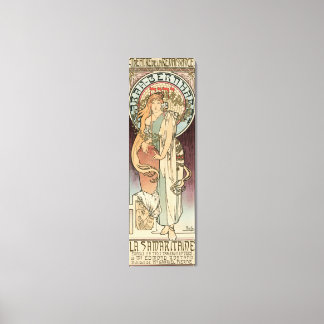 Französisches Vintages Theaterposter Leinwanddruck