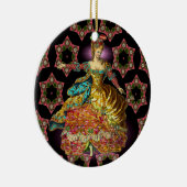 Französisches Weihnachten Keramikornament (Rechts)