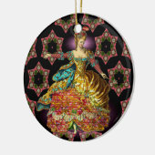 Französisches Weihnachten Keramikornament (Links)