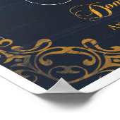 Französisches WeinlabelArt:Chablis Poster (Ecke)