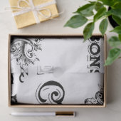 Französisches Zeichen-Gewebe Seidenpapier (Geschenk)