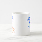 Französisches Zitat für Kaffeeliebhaber Trendy Ret Kaffeetasse (Mittel)