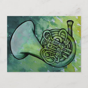 Französischhorn-Bandklassen-Musiklehrer Postkarte