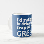 Frappé in Griechenland Kaffeetasse (Vorderseite Links)