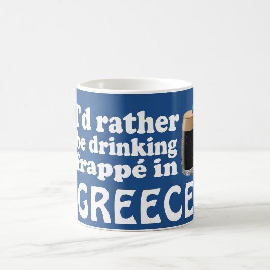 Frappé in Griechenland Kaffeetasse (Mittel)