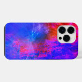 Frappierende Farbige Abstraktion iPhone Hülle (Rückseite (Horizontal))
