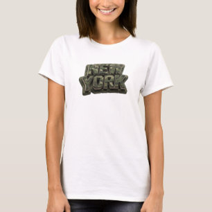 Frappierendes Farbige NEW YORK T-Shirt