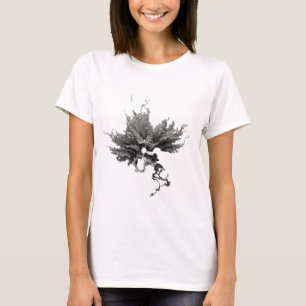 Frappierendes Silber ABSTRACT ART Design T-Shirt
