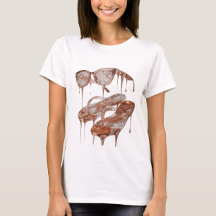 Frappierendes Silber ROSE GOLD GLAMOUR Statement D T-Shirt