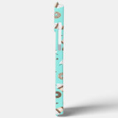 Frappuccino Kaffee Sprinkler Donut Muster Case-Mate iPhone Hülle (Rückseite / Links)