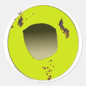 Frappy Runder Aufkleber (Vorderseite)