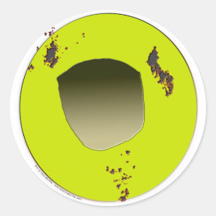 Frappy Runder Aufkleber