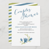 Frarant Freesia Petals | Dusche für Paare Einladung (Vorne/Hinten)