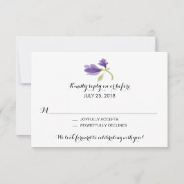 Frarant Freesia Petals | HochzeitsrSVP RSVP Karte