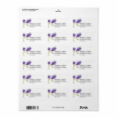 Frarant Freesia Petals | Postadresse Adressaufkleber (Vorne)