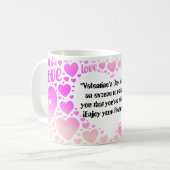 Frase  graciosa El dia del amor y la amistad Kaffeetasse (Vorderseite Links)