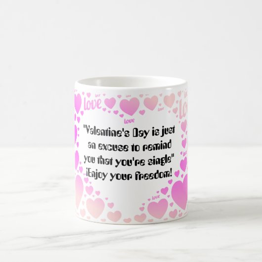 Frase  graciosa El dia del amor y la amistad Kaffeetasse (Mittel)