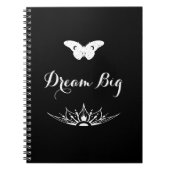 Frase Inspiradora Dream Big Notizblock (Vorderseite)