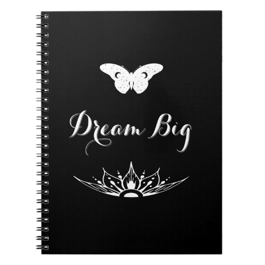 Frase Inspiradora Dream Big Notizblock (Vorderseite)