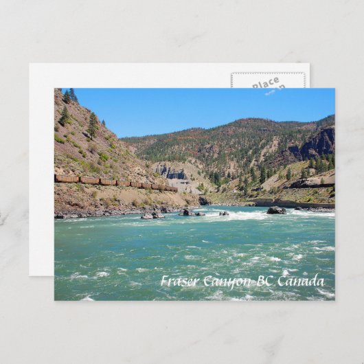 Fraser Canyon Postkarte (Vorne/Hinten)