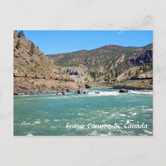 Fraser Canyon Postkarte (Vorderseite)