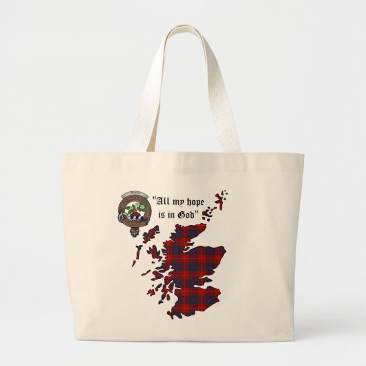 Fraser Clan Abzeichen Jumbo Tasche (Vorne)