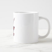 Fraser Clan Abzeichen Jumbo Tasse (Rechts)