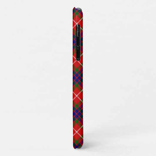 Fraser Clan Abzeichen & Tartan Phone Case (Hinten/Links)