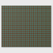 Fraser Clan Hunting Tartan Geschenkpapier (Flach)