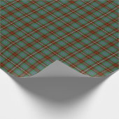 Fraser Clan Hunting Tartan Geschenkpapier (Ecke)
