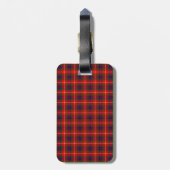 Fraser Clan Tartan Gepäckanhänger (Rückseite vertikal)