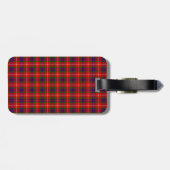 Fraser Clan Tartan Gepäckanhänger (Rückseite horizontal)