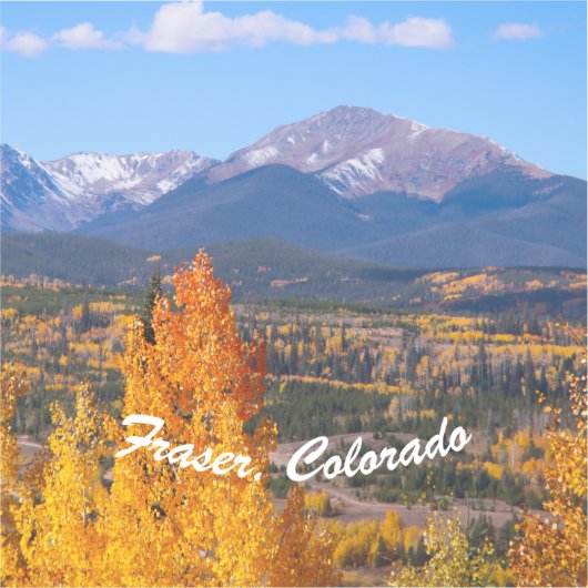 Fraser Colorado Aufkleber (Vorderseite)