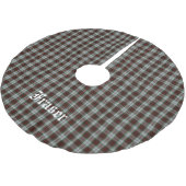 Fraser Dress Tartan Kariert Tree Skirt Polyester Weihnachtsbaumdecke (Schrägansicht)
