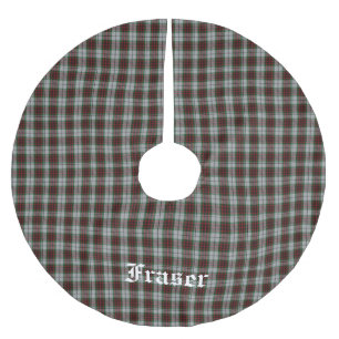 Fraser Dress Tartan Kariert Tree Skirt Polyester Weihnachtsbaumdecke