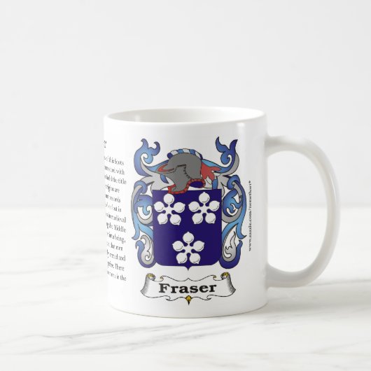 Fraser Familien-Wappen Tasse (Rechts)