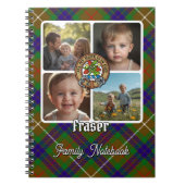 Fraser Familienfoto-Collage Notizblock (Vorderseite)