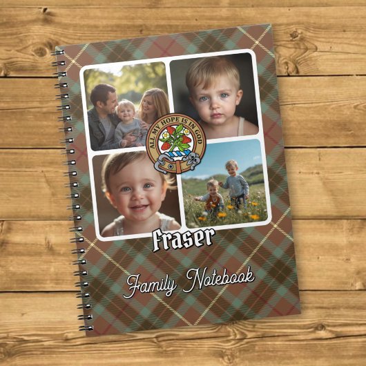 Fraser Familienfoto-Collage Notizblock