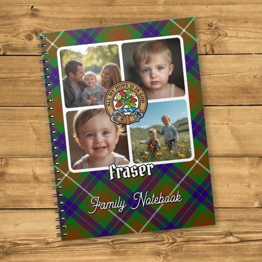 Fraser Familienfoto-Collage Notizblock