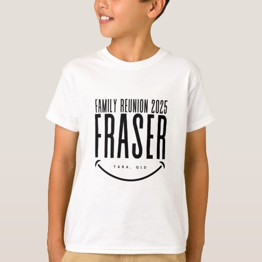 Fraser Family Wiedersehen 2025 Design 3 Kinder T - T-Shirt (Vorderseite)