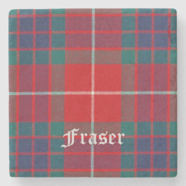 Fraser, Fraser Scottish Tartan, Fraser Clan, Frase Steinuntersetzer