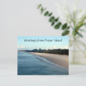 Fraser Insel Grüße Postkarte (Stehend Vorderseite)