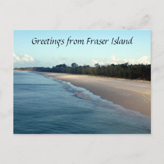 Fraser Insel Grüße Postkarte
