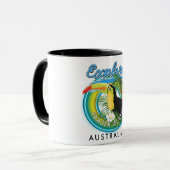 Fraser Island Australia - Explorations-Logo Tasse (Vorderseite Links)