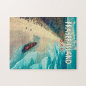 Fraser Island K'gari Australien Reisen Vintag Puzzle (Horizontal)