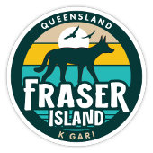 Fraser Island, Queensland Australien Sticker