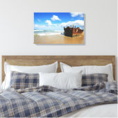Fraser Island Shipwreck, Australien - Leinwand (Insitu (Schlafzimmer))