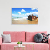 Fraser Island Shipwreck, Australien - Leinwand (Insitu (Wohnzimmer))